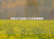 传奇3尸王殿进入方法深度解析