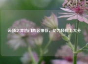 云顶之弈热门阵容推荐，助力轻松上大分