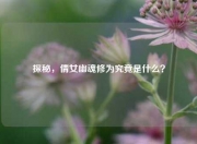 探秘，倩女幽魂修为究竟是什么？