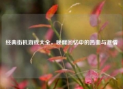 经典街机游戏大全，唤醒回忆中的热血与激情