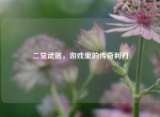 二觉武器，游戏里的传奇利刃