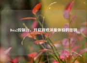 Dota2控制台，开启游戏深度体验的密钥