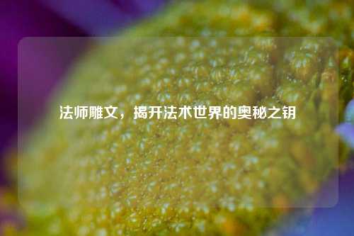 法师雕文，揭开法术世界的奥秘之钥